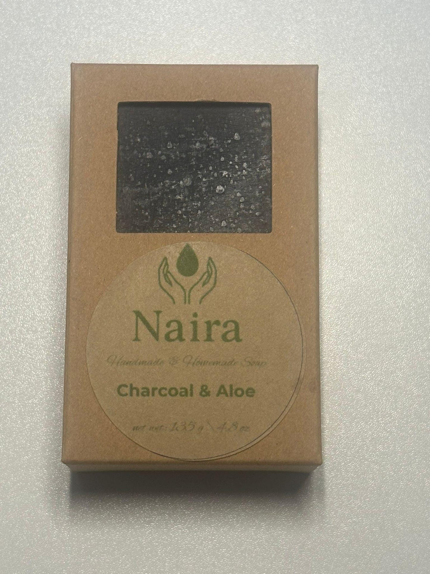 Charcoal Aloe Handmade Soap – Detoxifying Cold Process Bar – Natural Cleansing & Moisturizing Artisan Soap for All Skin Types