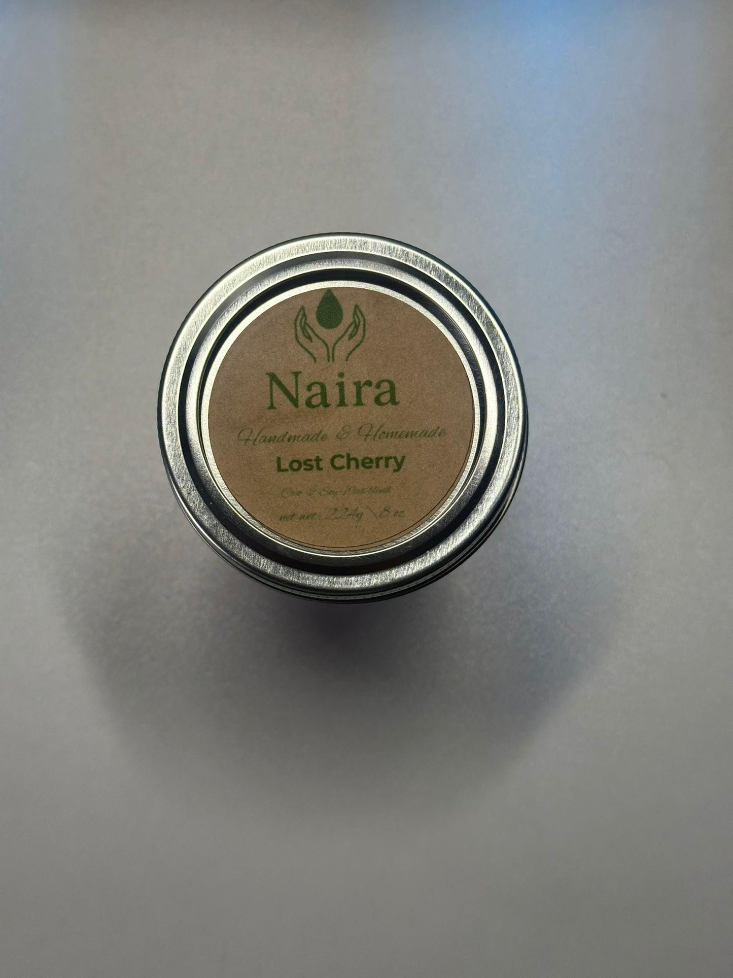 Lost Cherry Soy & Coconut Wax Candle – Black Cherry, Lemon, Rosemary – Bold Fruity Herbal Aromatherapy Gift – 8 oz Hand Poured