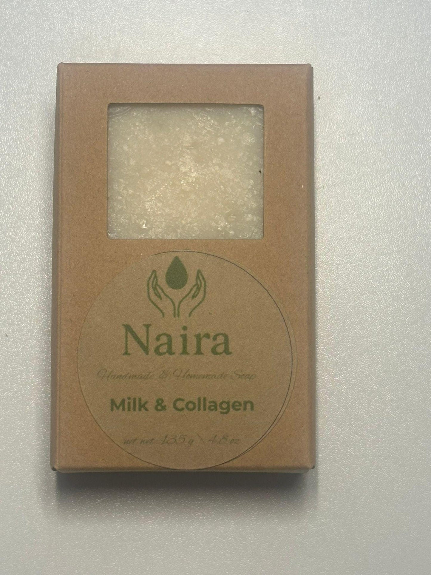 Milk and Collagen Facial Soap Handmade Cold Process Bar with Shea Butter  Nourishing & Anti Aging Natural Skincare for Radiant Skin