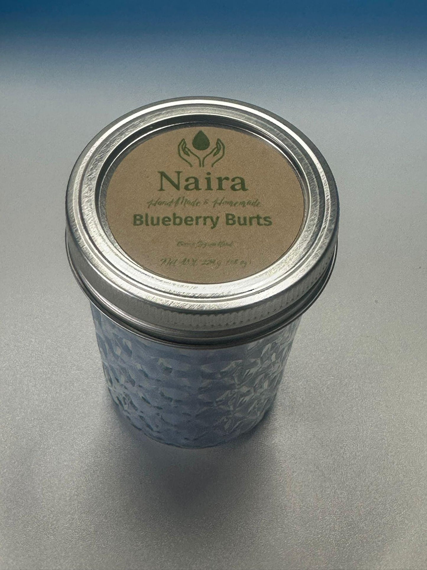 Blueberry Bursts Soy & Coconut Wax Candle – Blueberry Lavender – Fruity Floral Aromatherapy Gift – 8 oz Hand Poured