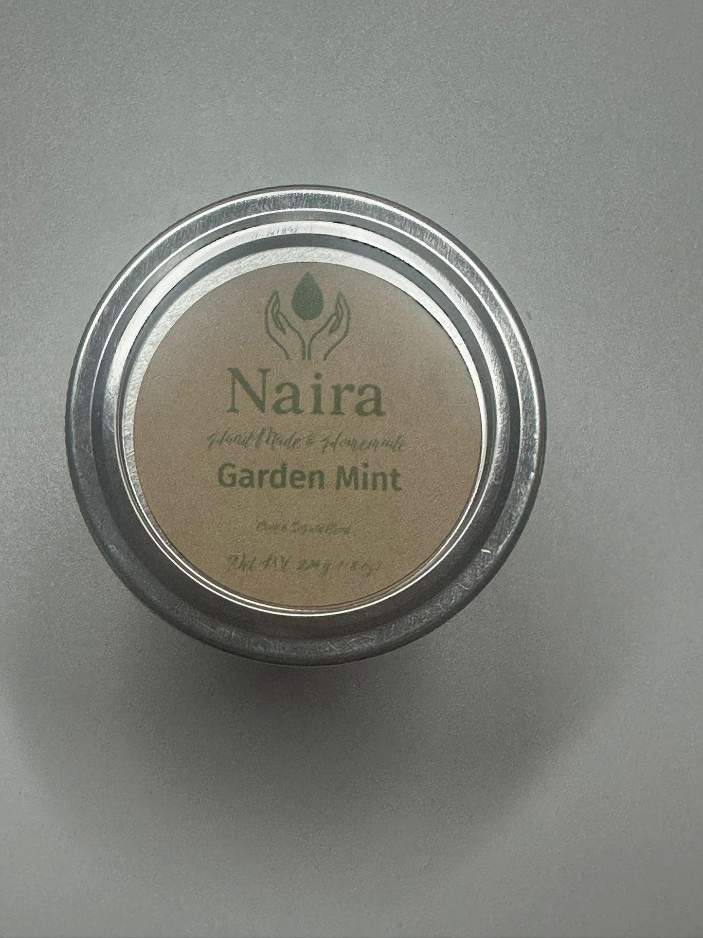 Garden Mint Soy & Coconut Wax Candle – Mint, Lemon, Eucalyptus, Rosemary – Fresh Herbal Aromatherapy Gift – 8 oz Hand Poured