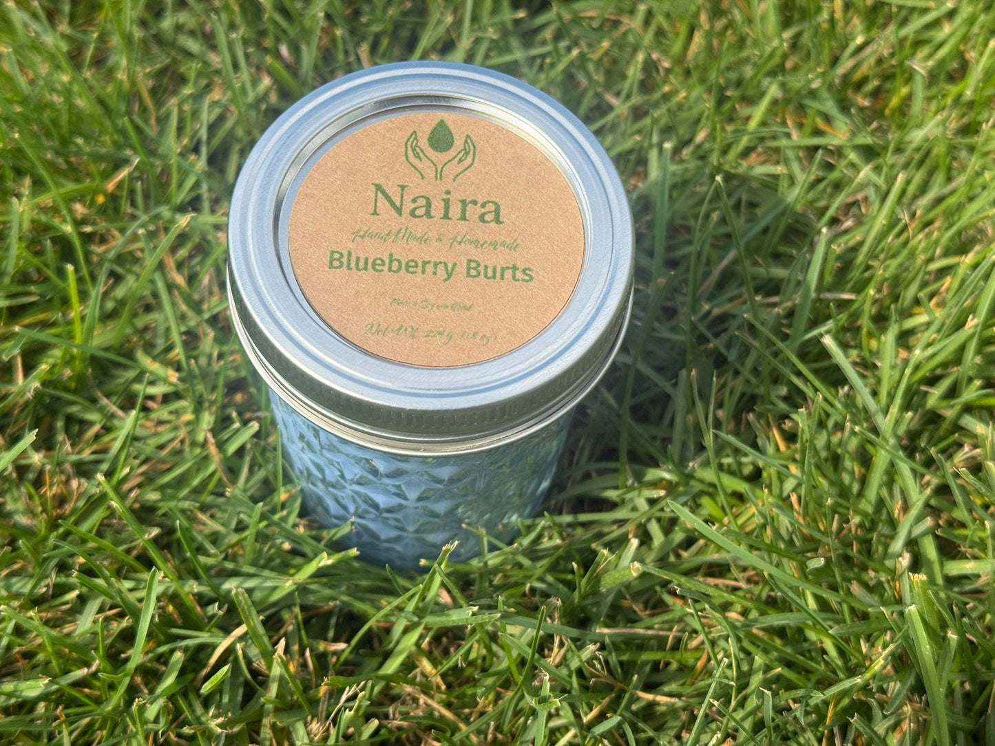 Blueberry Bursts Soy & Coconut Wax Candle – Blueberry Lavender – Fruity Floral Aromatherapy Gift – 8 oz Hand Poured