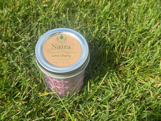 Lost Cherry Soy & Coconut Wax Candle – Black Cherry, Lemon, Rosemary – Bold Fruity Herbal Aromatherapy Gift – 8 oz Hand Poured